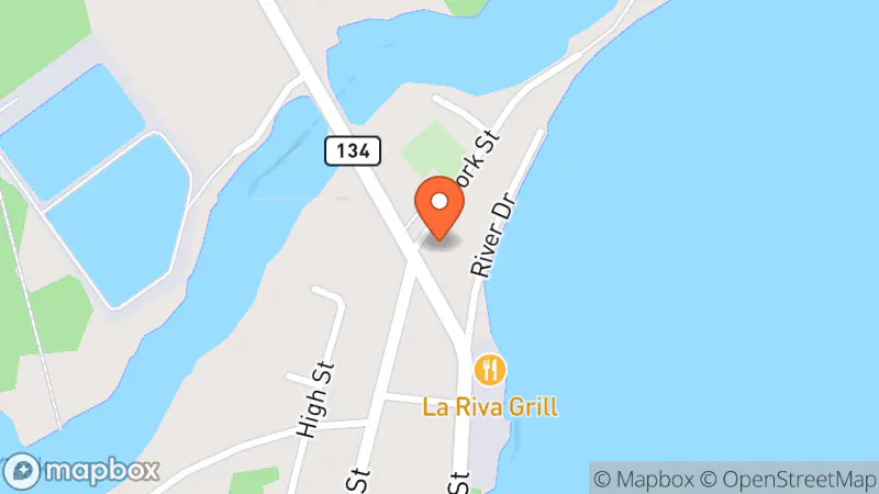 Map showing location of Crystal's Emporium Thrift & Furniture - Book & Coffee House