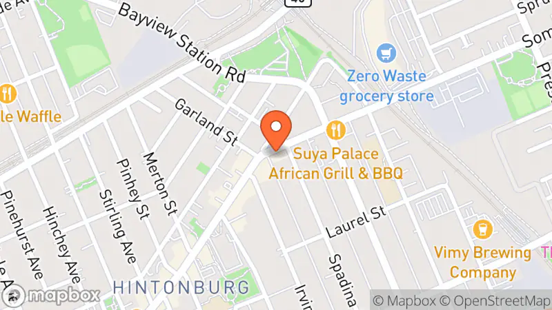 Map showing location of Curious Times Collective