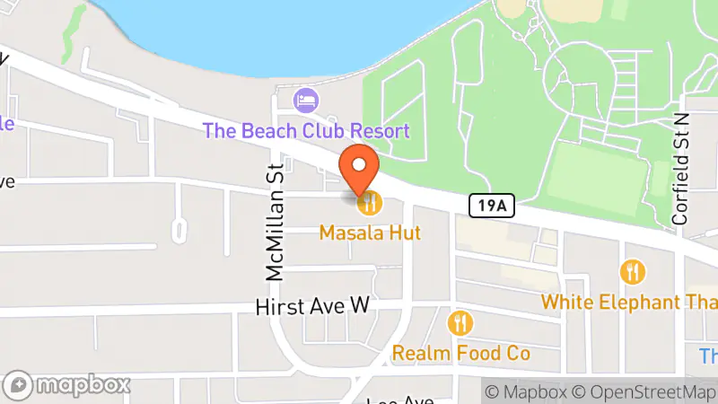 Map showing location of Curve Appeal Consignment