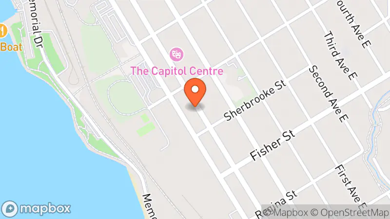 Map showing location of D & P Recycled Treasures