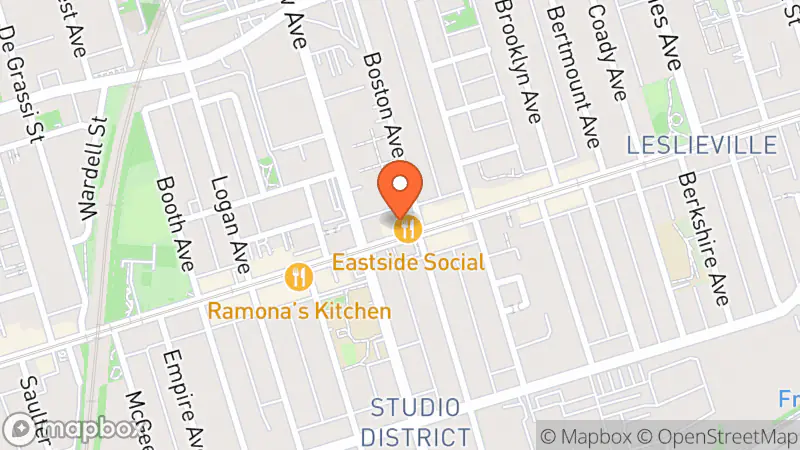 Map showing location of Daniel Jewellers & Vendors Market