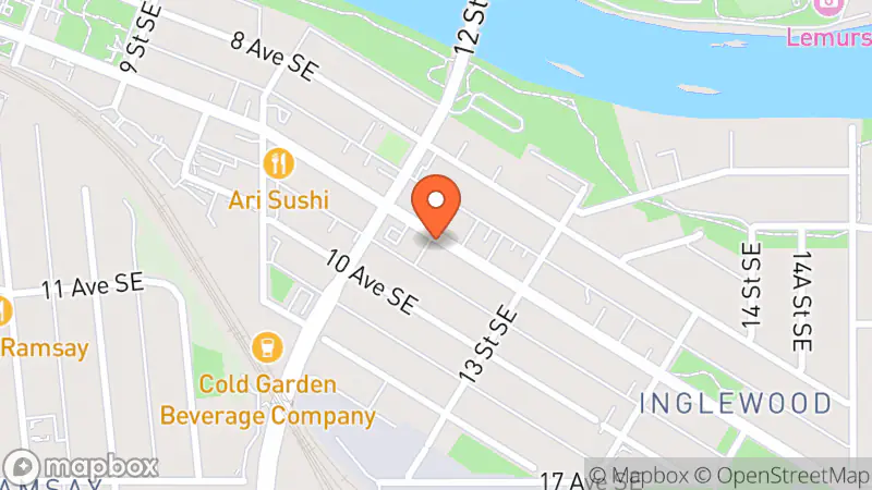 Map showing location of db Studios