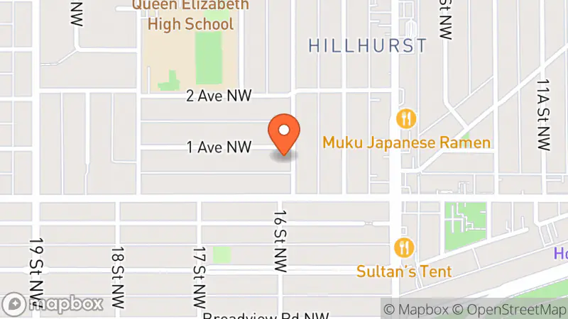 Map showing location of Dear Society Thrift