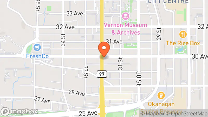 Map showing location of Distinctive Decor Antiques