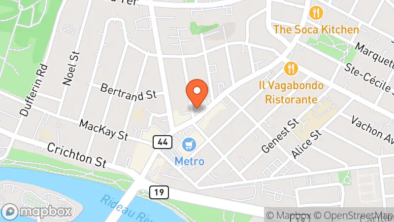Map showing location of Dream Vintage