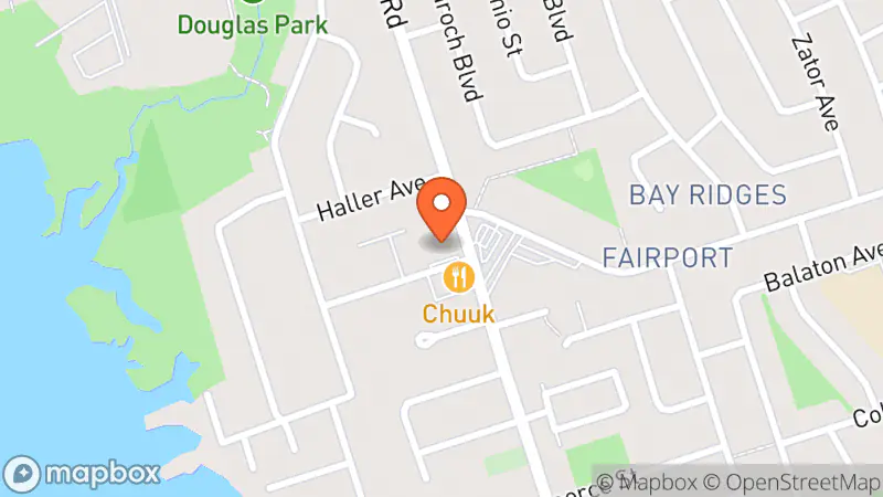 Map showing location of East Vintage Shop