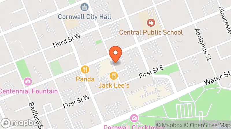 Map showing location of Echo Trends