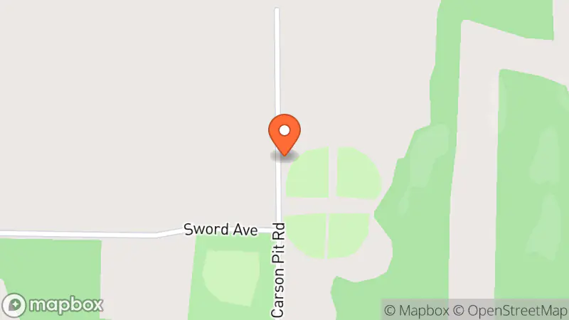 Map showing location of Electronic recycling depo/ share shed