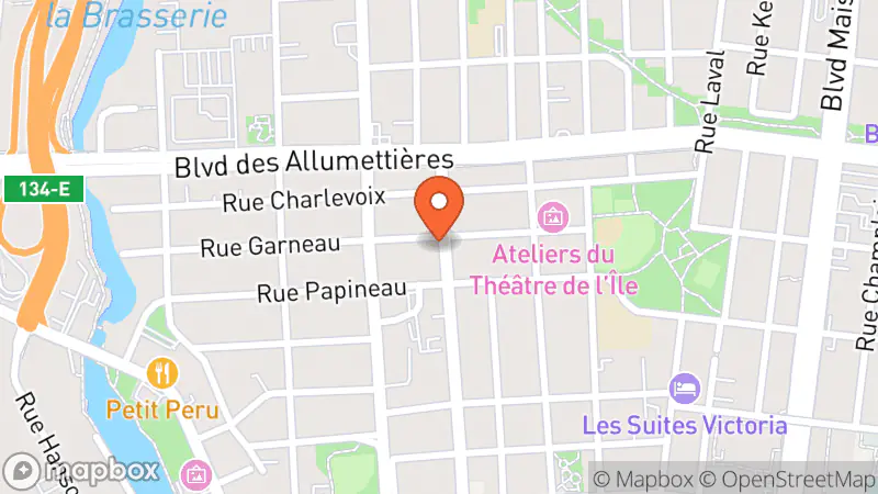 Map showing location of Emmaus