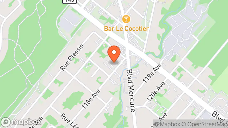 Map showing location of Entrepôt Mc Recycle