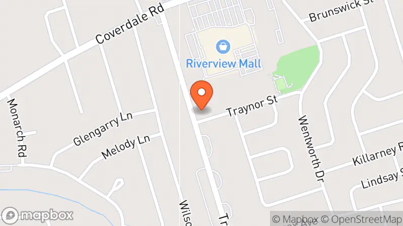 Map showing location of Ergon Thrift