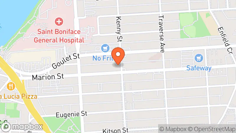 Map showing location of Ever After Maternity Consignment