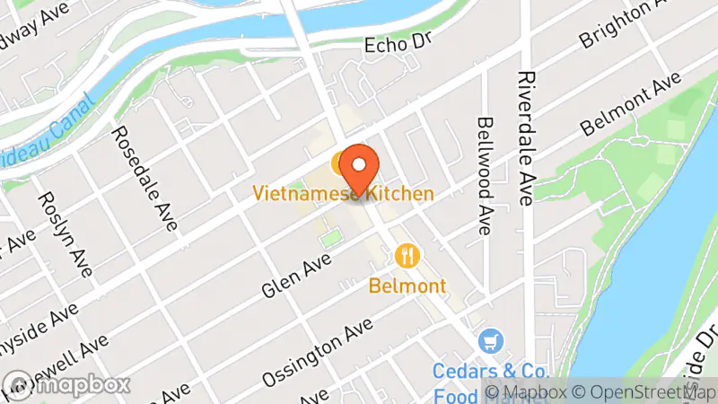 Map showing location of Fabrick Collective
