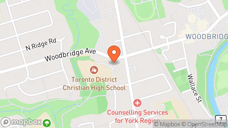 Map showing location of Fire Hall Thrift