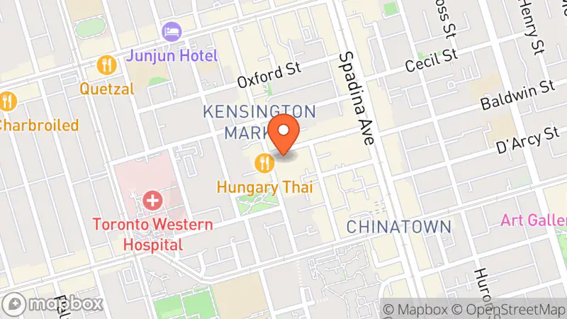 Map showing location of Flamingo Vintage Kensington