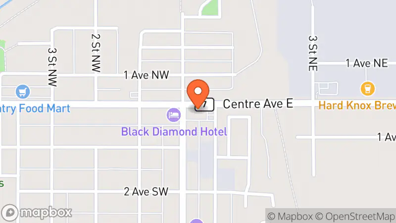 Map showing location of Foothills Consignment House