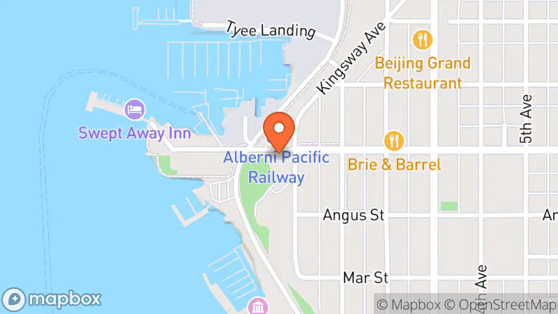 Map showing location of Forage Community Thrift Store