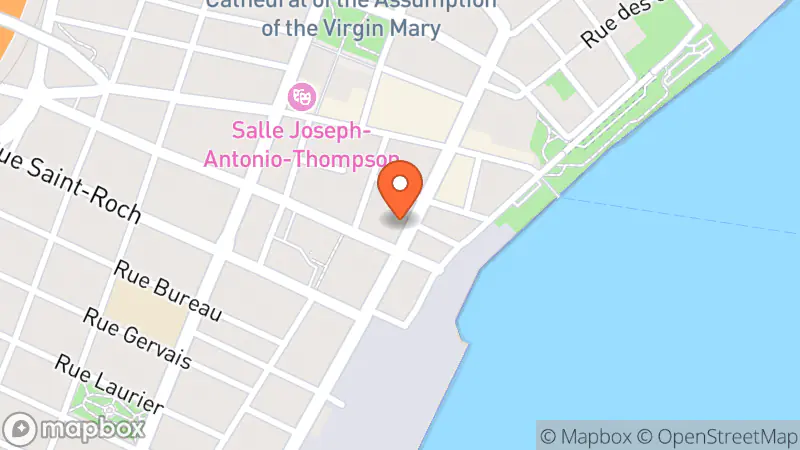 Map showing location of Frip Café