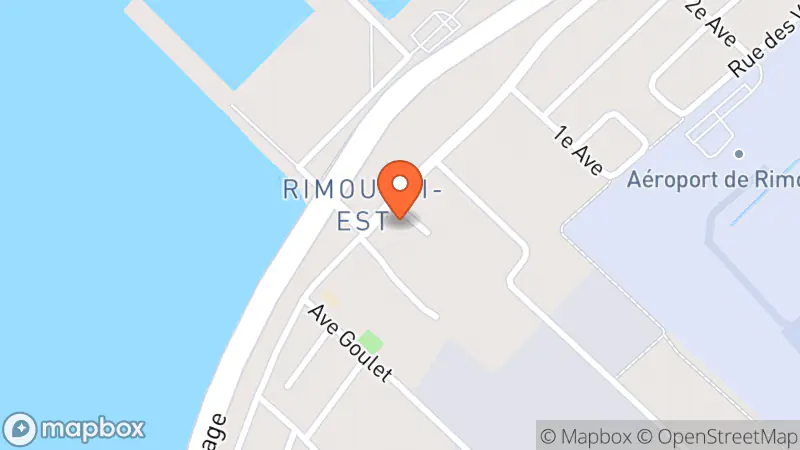 Map showing location of Friperie la fouinnerie