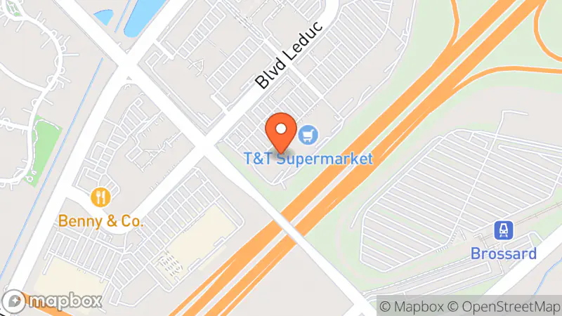 Map showing location of Friperie La Voûte Dix30