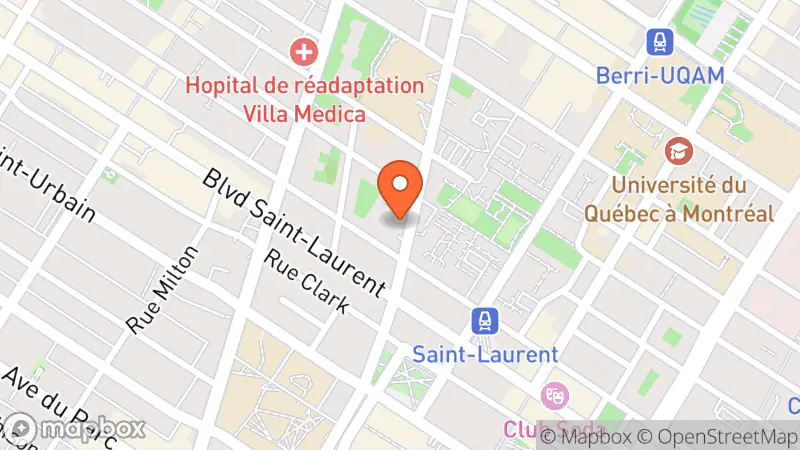 Map showing location of Friperie le Chic Prix