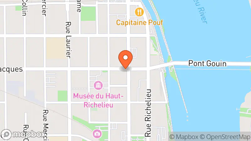 Map showing location of Friperie Les Trouvailles des 2 Fripées