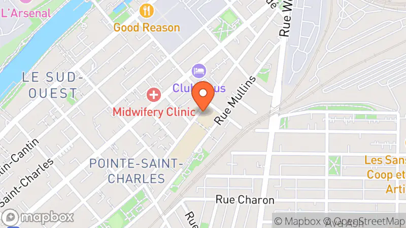 Map showing location of Friperie M P C