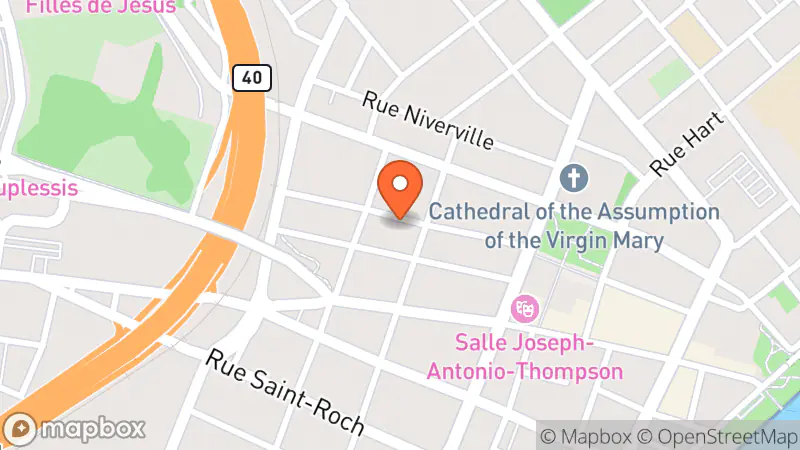 Map showing location of Friperie Nbsa