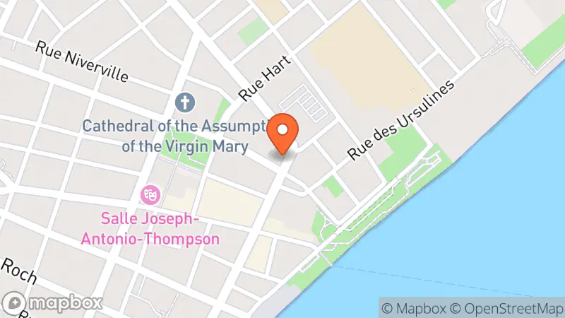 Map showing location of Friperie O Petit Coin