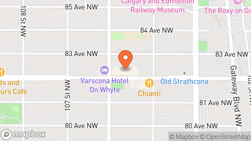 Map showing location of From Another Edmonton