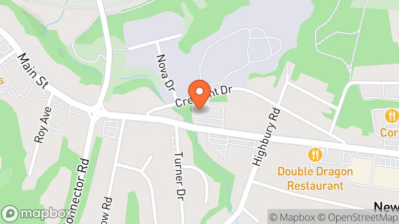 Map showing location of Funtastic Frenchy's