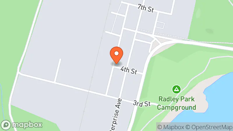 Map showing location of Furniture Exchange