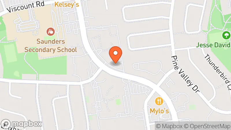 Map showing location of GeoComp