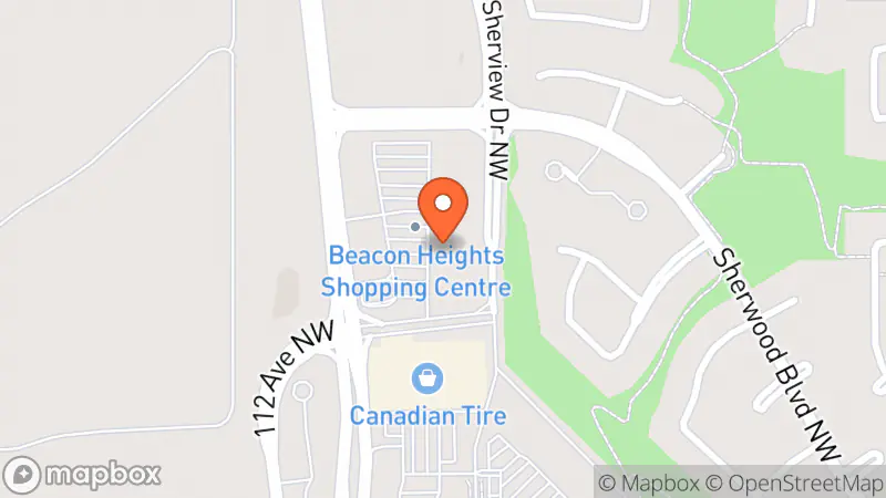 Map showing location of Goodwill Beacon Heights Thrift Store and Donation Centre