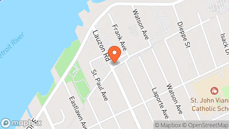 Map showing location of Goodwill Bookstore