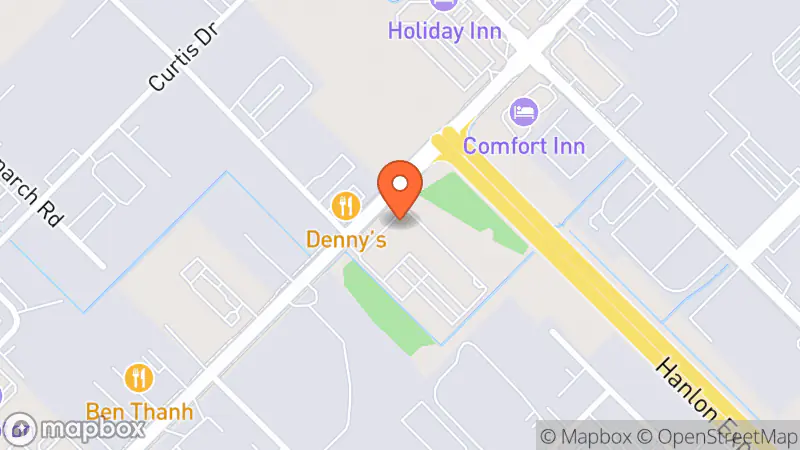 Map showing location of Goodwill Community Store