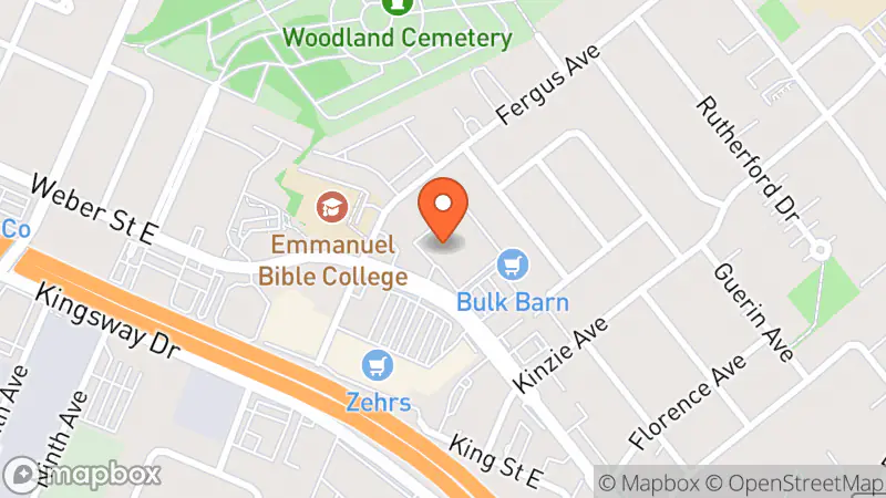 Map showing location of Goodwill Community Store