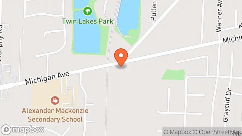 Map showing location of Goodwill Community Store