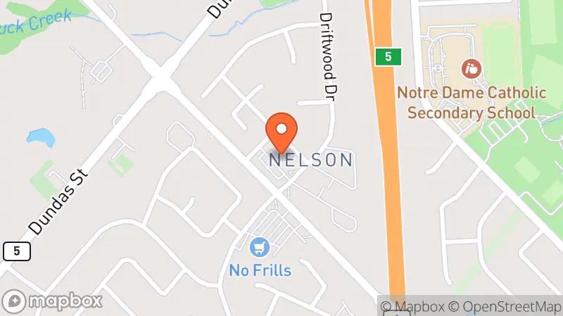 Map showing location of Goodwill Donation Centre