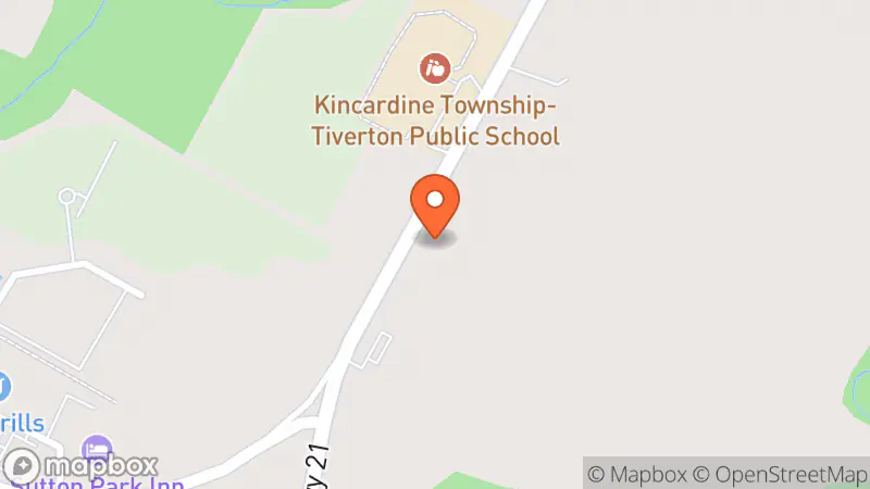 Map showing location of Goodwill Donation Centre