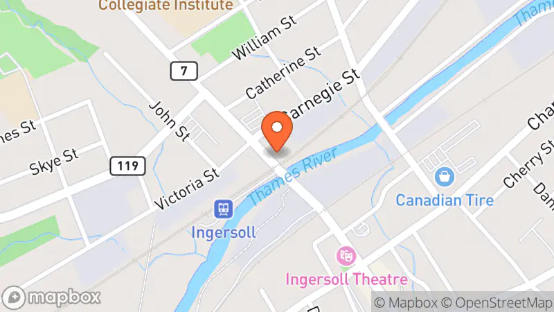 Map showing location of Goodwill Donation Centre
