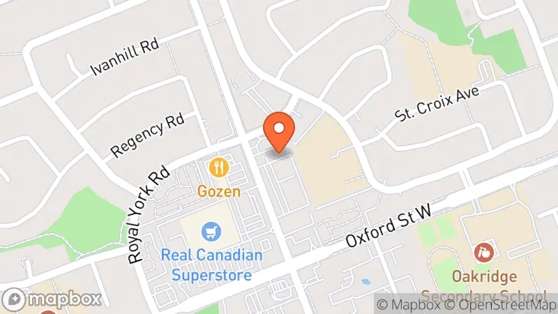 Map showing location of Goodwill Donation Centre