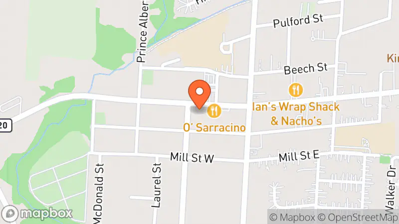 Map showing location of Goodwill Donation Centre