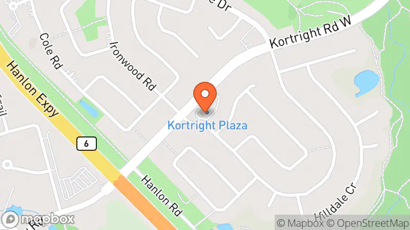 Map showing location of Goodwill Donation Centre