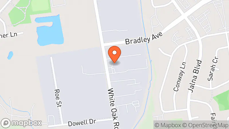 Map showing location of Goodwill Outlet