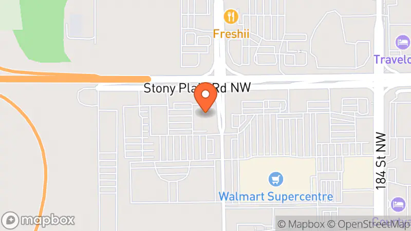 Map showing location of Goodwill Westview Thrift Store & Donation Centre