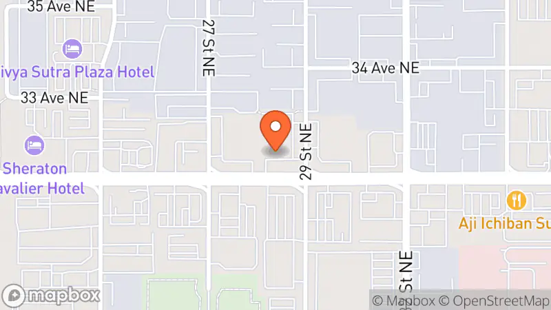 Map showing location of Goodwill