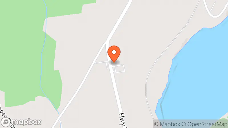 Map showing location of Guy's Frenchys