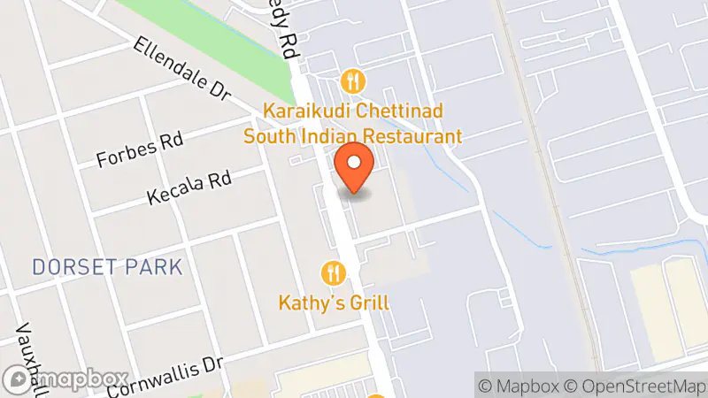 Map showing location of Habitat ReStore Scarborough