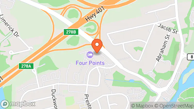 Map showing location of Habitat ReStore